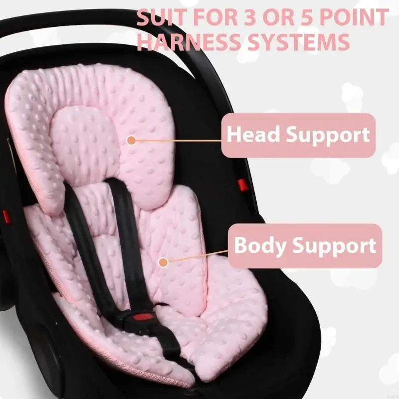 

Double Sided Cushion for Carriers Breathable Pram Pad Dotted Backing Pad