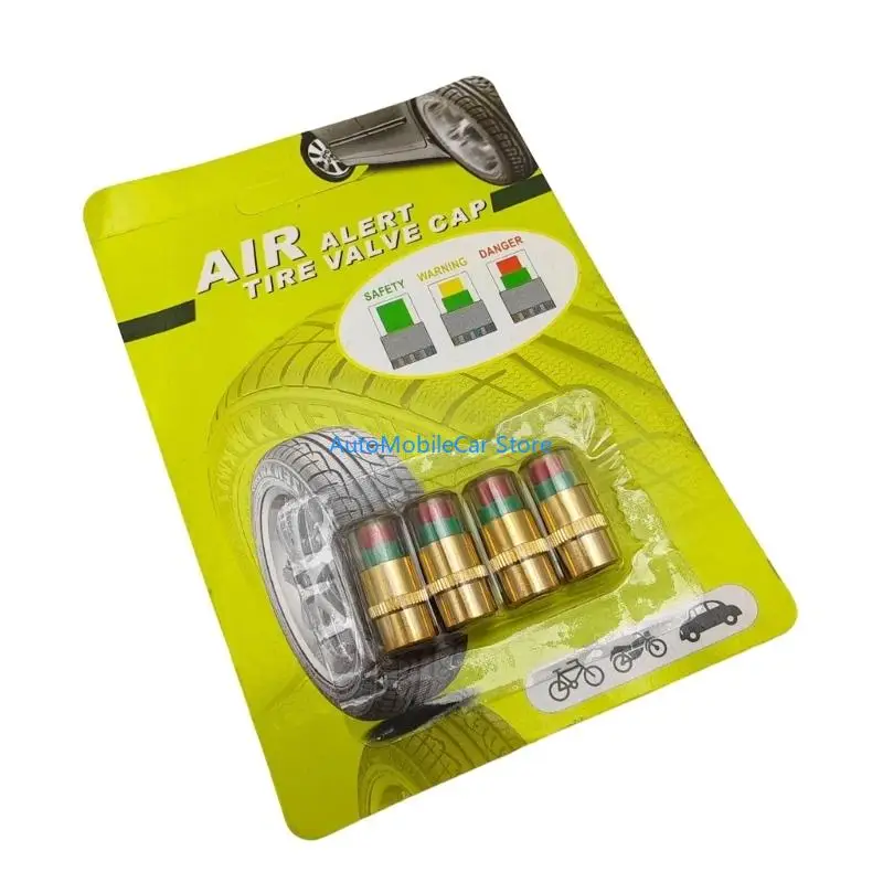 G8TE Instantly Read Tire Pressure Cap Three Color Green Yellow Red Display