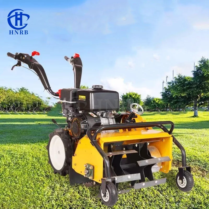 Self-Propelled Farm Garden Weeding Machine Handheld Cultivator Removing Grass Roots Ground Opening Rotary Tilling Soil