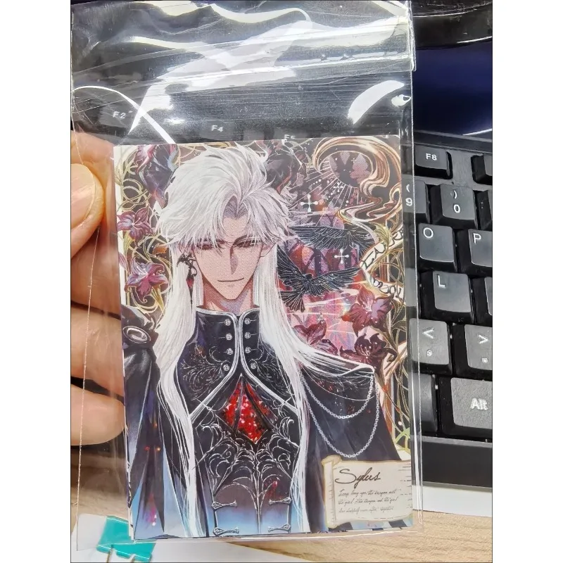 5 Buah/Pak Kartu Laser Karakter Koleksi Penggemar Merch Cinta dan Deepspace Permainan TAROT Xavier Zayne Rafayel Ralayo Sylus Caleb