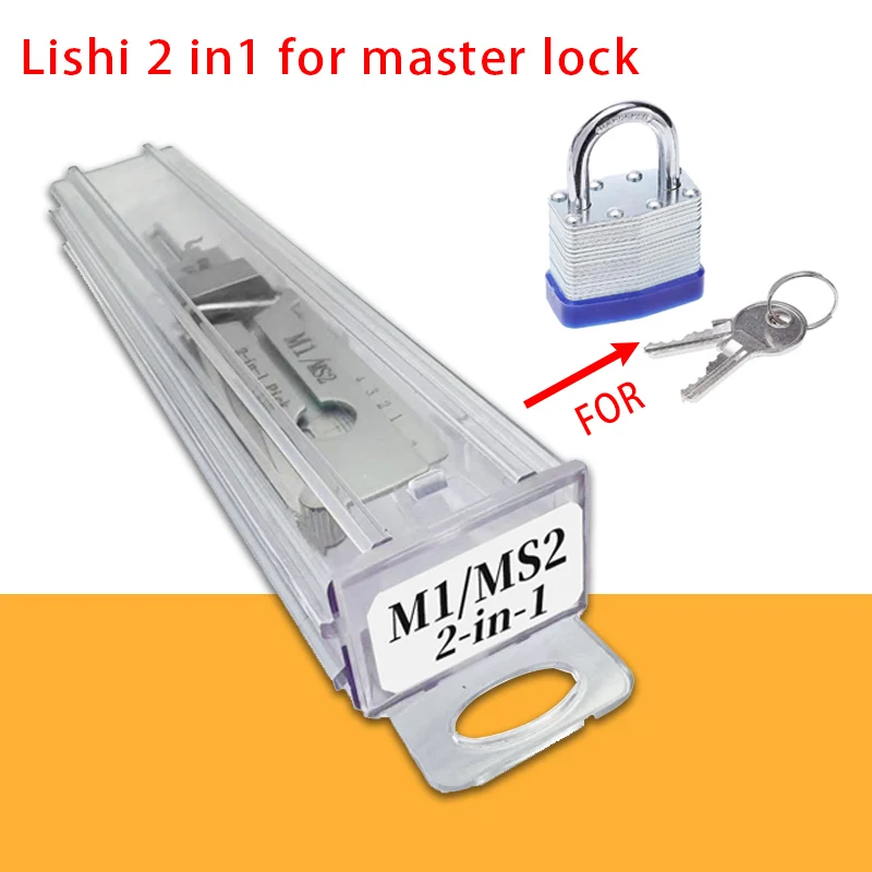 

Lishi 2in1 M1MS2 AM5 Для мастер-замок инструмент lishi слесарный инструмент