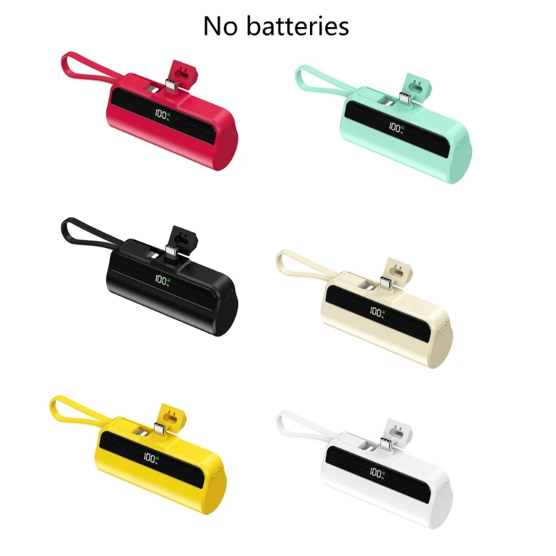 22.5W Power Portables Charge Casing TypeC Power Bank Housing Emergency Mobile Power Bank case No Batteries