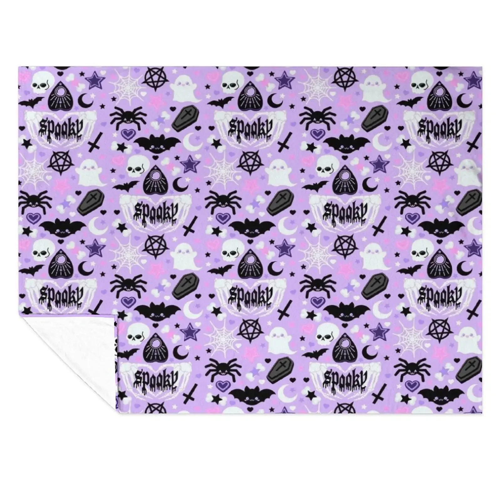 

Pastel Goth Throw Blanket blankets and throws for sofa Travel Polar Blankets