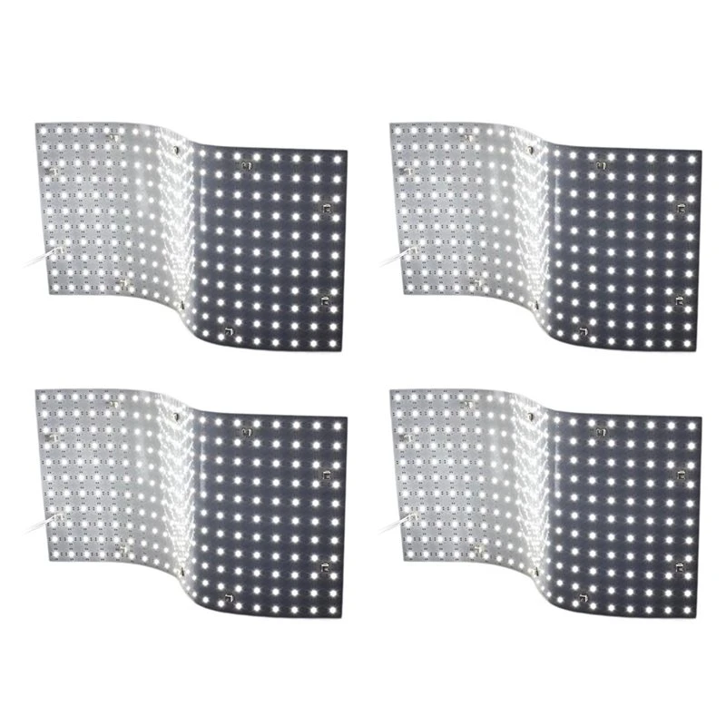 ABYN-Flexible LED Panel A64Z 490X 245Mm DC24V 242LED 28W For Kitchen Marble Countertop Backlight Advertising Sheet Light 4Pc