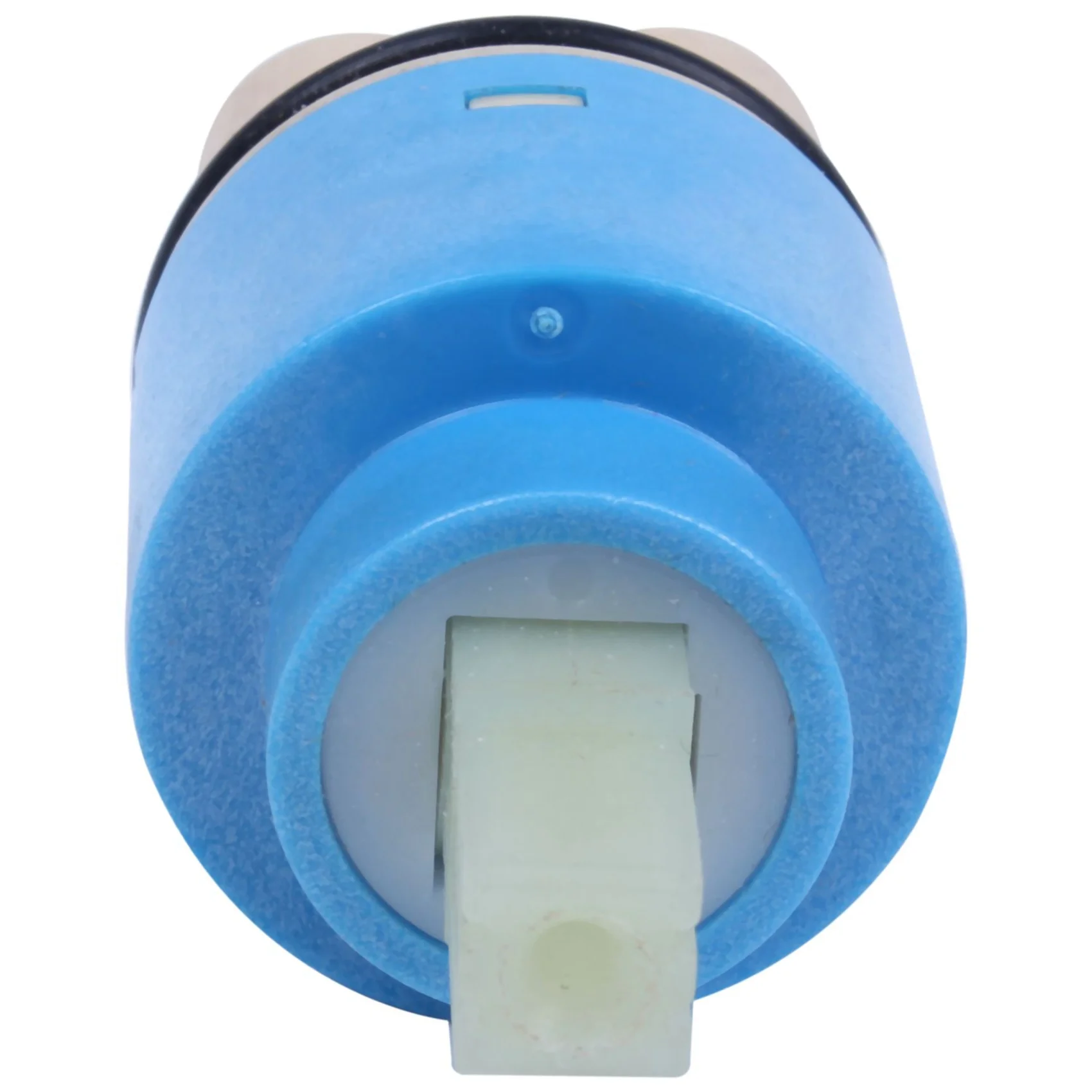 2X Blue Ivory Plastic 35Mm Diameter Water Tap Faucet Cartridge Valve