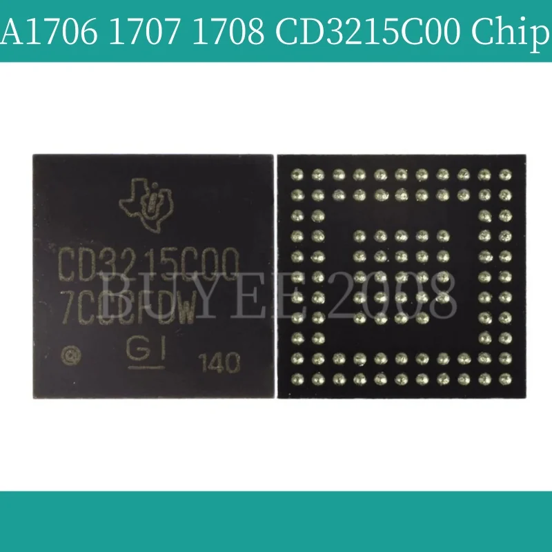 

Original Laptop A1706 A1707 A1708 USB-C Controller IC BGA Chip CD3215C00 For Macbook Pro A1706 A1707 A1708 Booster Chip 20V