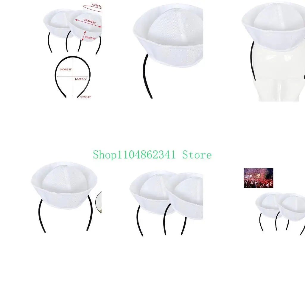 5asd Captain Hats Sailor Costume Accessory for Masquerade Party Marine Cruise