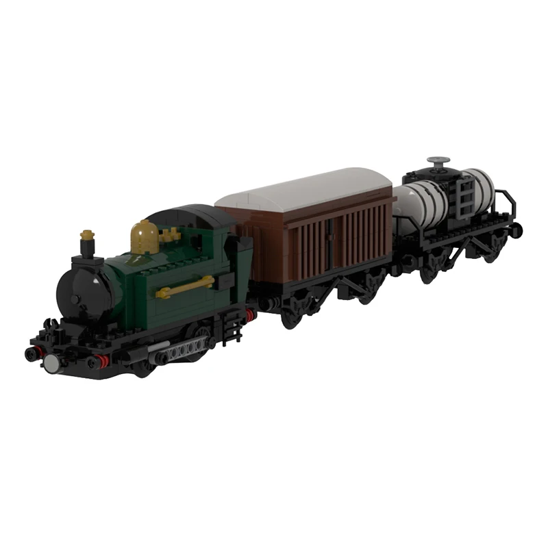 569 PCS Car Class101 Cargo Train 6wide Power Functions MOC Customize Modular Building Block Educational DIY Assembly Toy Gift