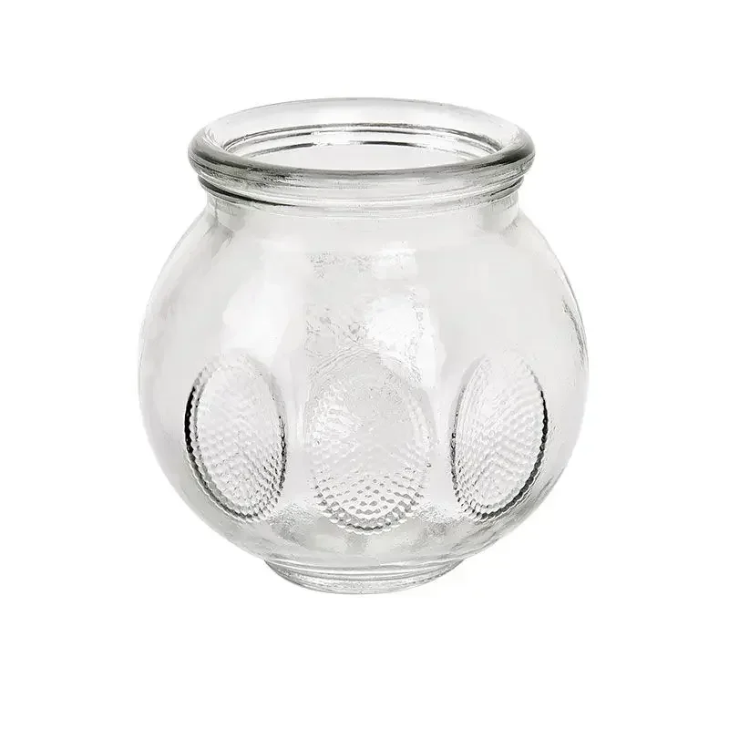 8/12pcs Thick Glass Cupping  Beauty Cans Chinese Traditional Healthcare Cupping Body Points Massage GuaSha Therapy gift fire rod