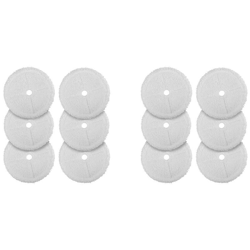 Almohadillas de repuesto para fregonas de vapor A94E, almohadilla reutilizable para Robot aspirador húmedo y seco Spinwave serie 3115 2859, paquete de 12