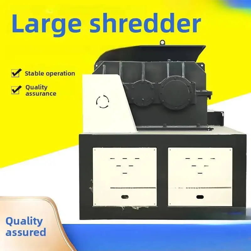 Trituradora de residuos domésticos de construcción Industrial, trituradora grande, directo, multifuncional, eje simple y doble, chatarra de Metal