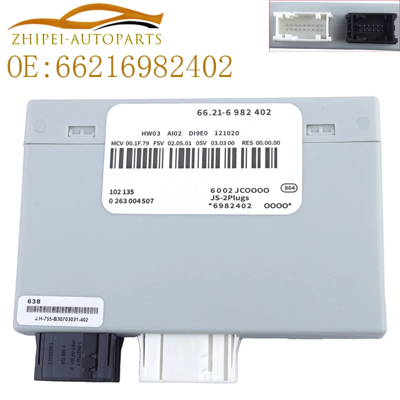 66216982402-pdc駐車距離制御ユニットモジュール車66209225825-982402-bmw-e87-e88-e81-e82-e90-e91-e92-e93-e84-2006-2013用