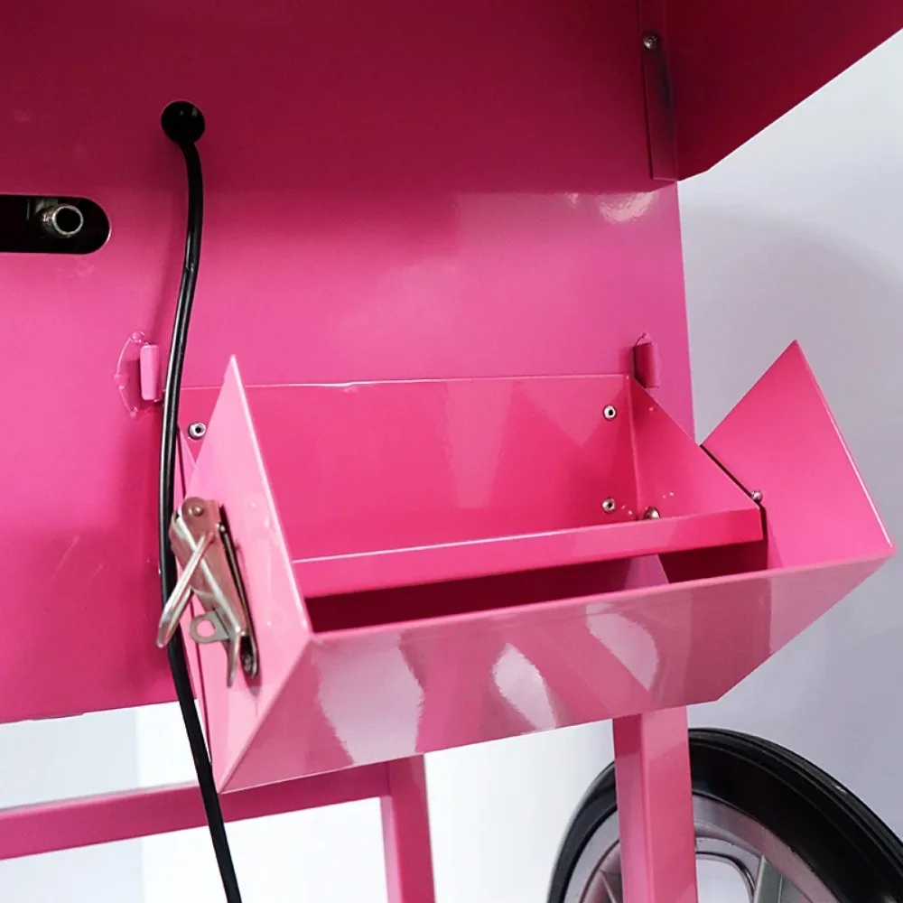 High Efficiency CE Standard Long Service Life  Cotton Candy Machine with Cart in Street Market