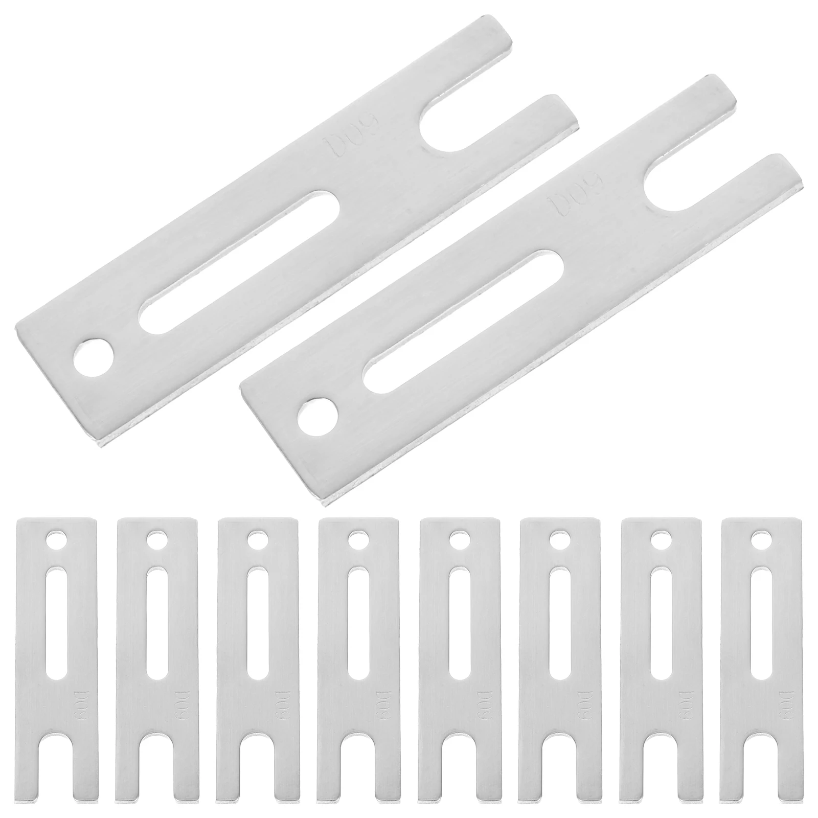 

10pcs Sliding Window Lock Plate Durable Aluminum Alloy Antidrop Design Door Safety Locks Window Sash Lock Hinge Stop Sliding