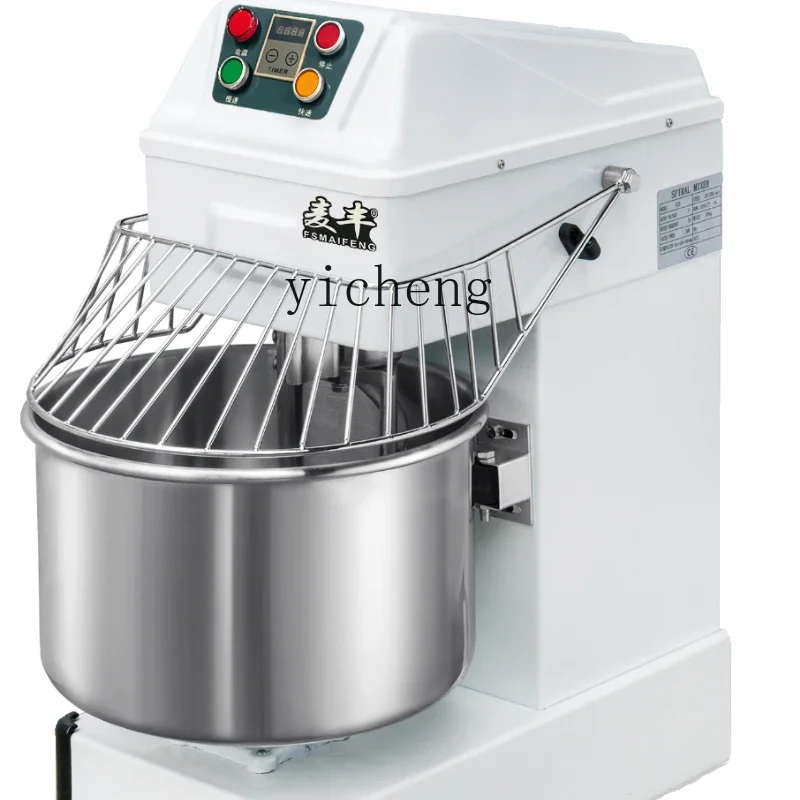 

ZC Dough Mixer Commercial 10 25kg Flour Mixer Dough Mixer Automatic Double Speed Double Action Kneading Machine