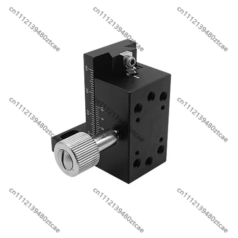 Manual Z-axis Dovetail Linear Stage LWZ25/40/60, Gear Rack Drive Long Travel Vertical Lift Platform, Fine Adjustment Slide Table