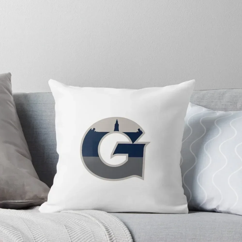 

Healy Hall Georgetown Logo Throw Pillow luxury covers Decorative Pillow Covers For Sofa Bed pillowcases pillow
