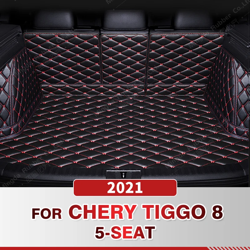 

Auto Full Coverage Trunk Mat For Chery Tiggo 8 5 Seats 2021 Car Boot Cover Pad Cargo Liner Interior Protector Accessories