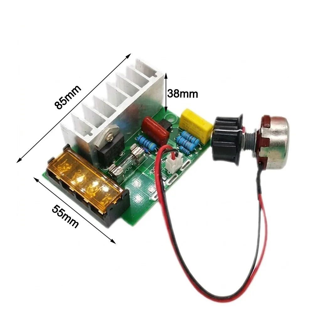 85mm X 55mm X 38mm 4000W Voltage Regulator Thyristor Voltage Control System Voltage Regulator Adjustable Voltage Module