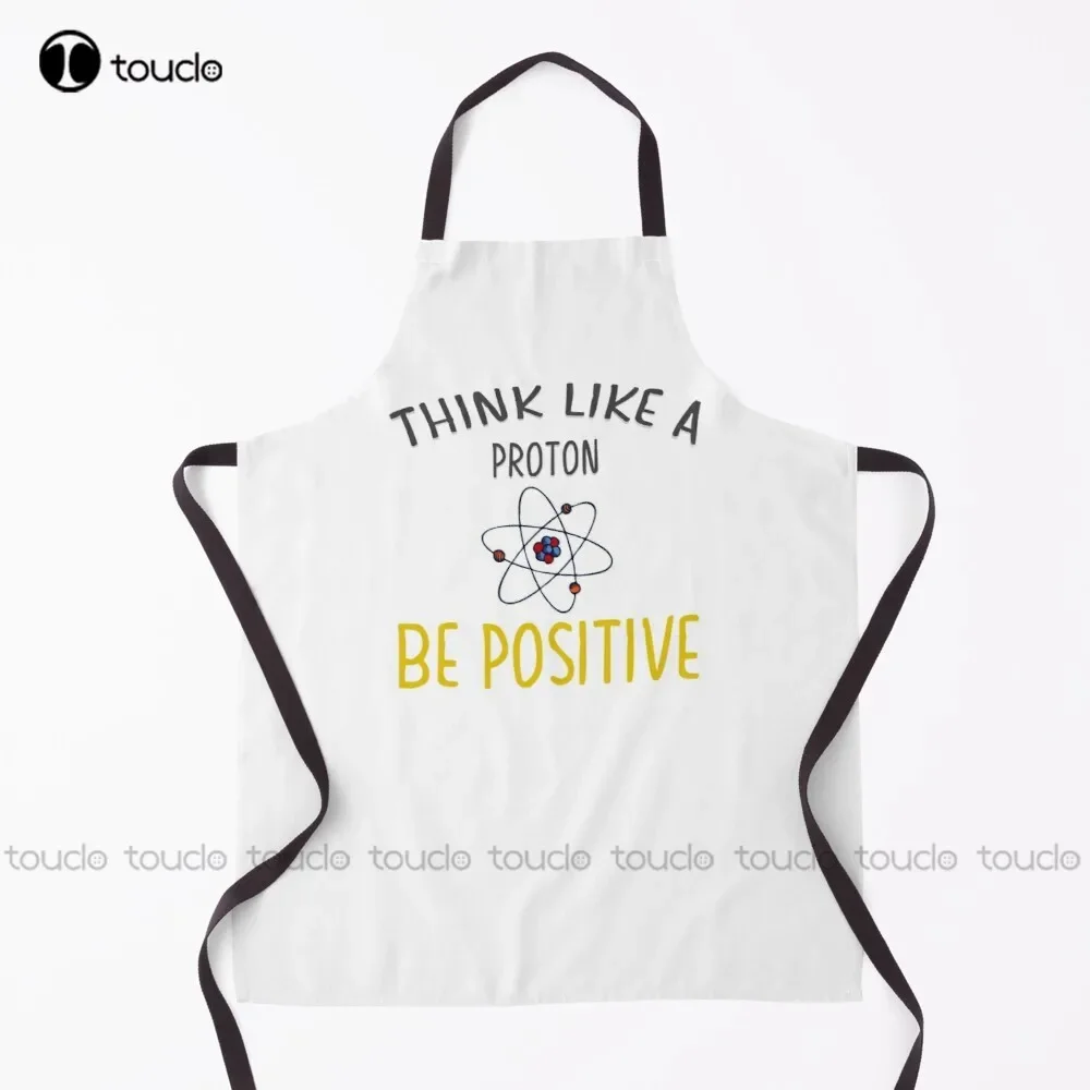 فكر جديد مثل بروتون.. مريلة Be إيجابية للكيمياء لحديقة المطبخ مخصصة للجنسين للبالغين