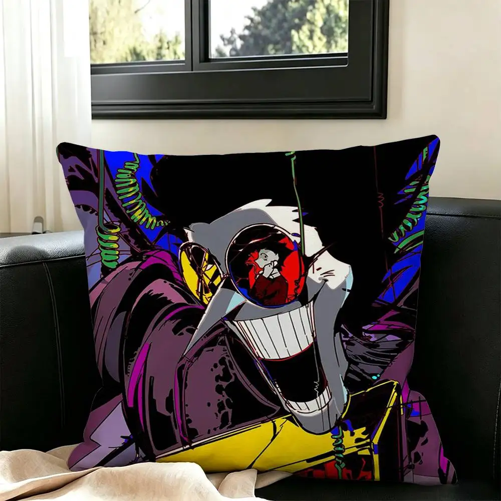 Deltarune Spamton  Pillow Case Square Double-Sided Sofa Cushion Cover Bedroom Bedside Pillow