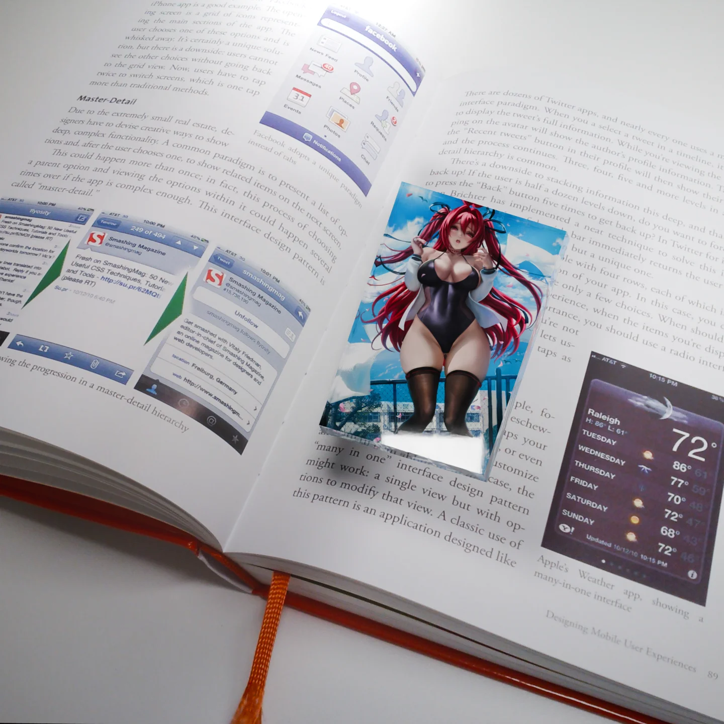 Anime Girl Art Acrylic Block Paperweight Waifu Merch for Gaming Room Decor,PC Gamer Setup | Otaku Shelf & Office Desk Accessory