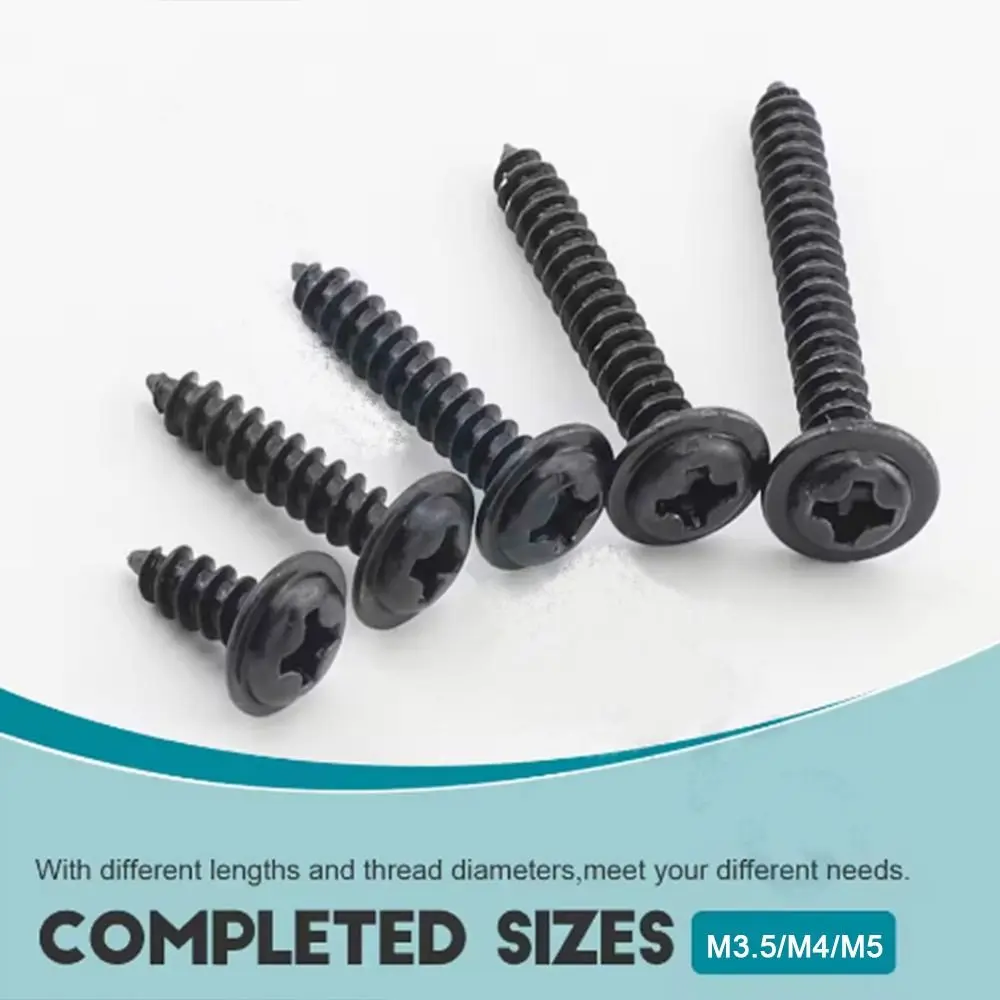 

700 шт./компл. набор саморезов из углеродистой стали, полностью резьбовой саморез, износостойкий, устойчивый к ржавчине