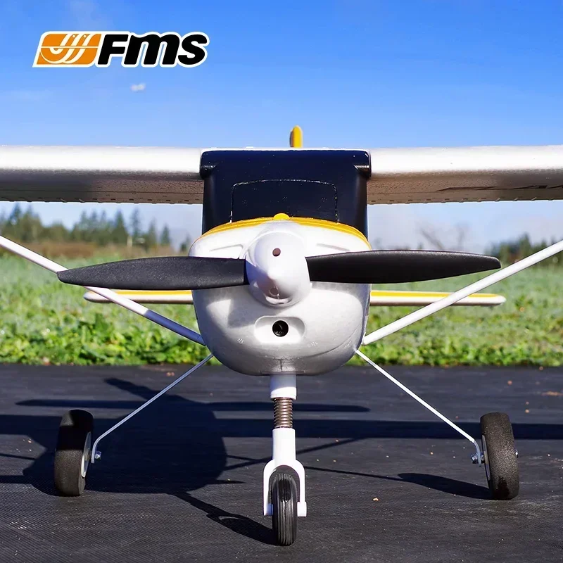 FMS RC Airplane 1220mm Ranger Trainer 3S 4CH with Reflex Gyro Auto Balance RTF Ready to Fly Model custom Aircraft Collection Toy