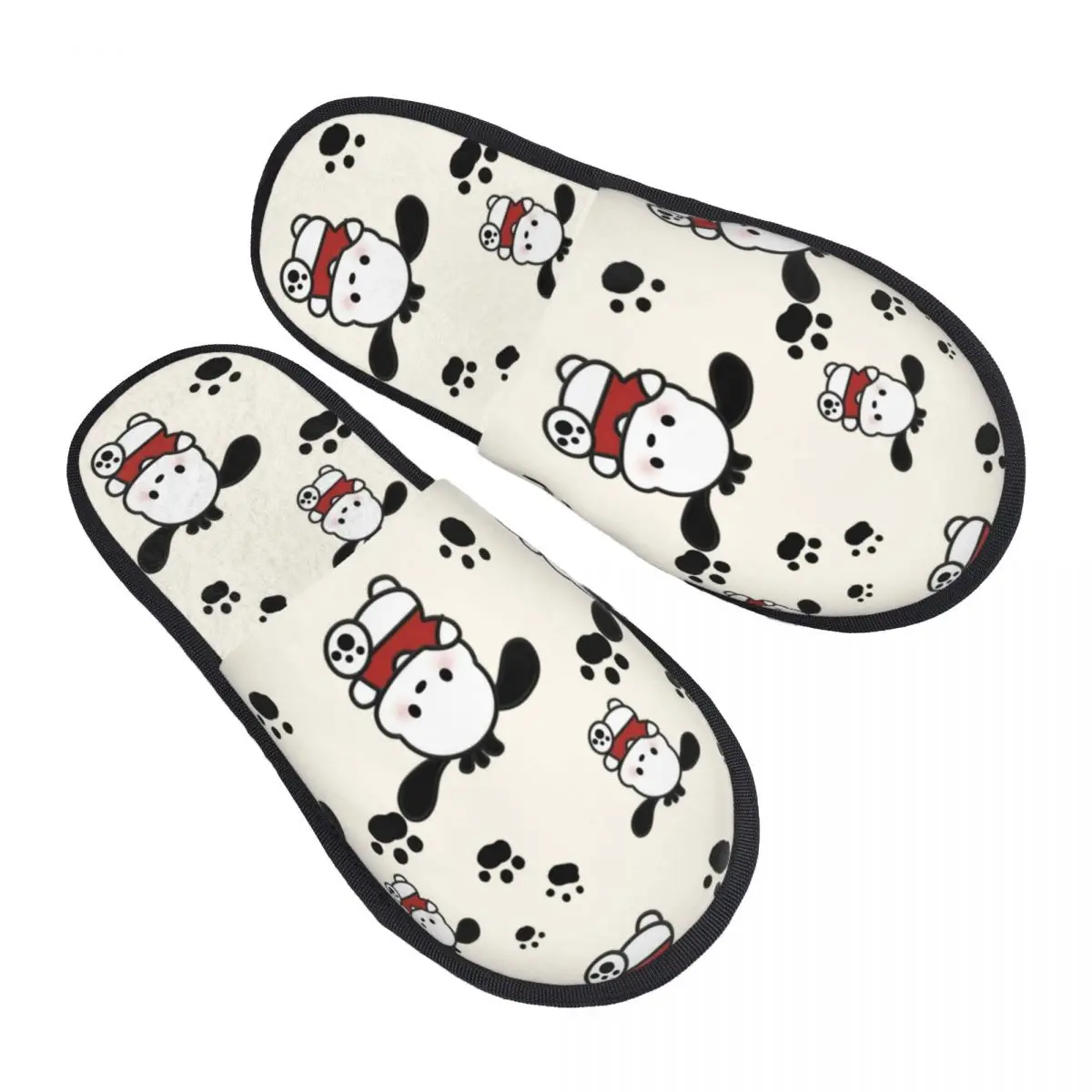 

Пользовательские тапочки из пены с эффектом памяти Pochacco, женские мягкие теплые домашние тапочки