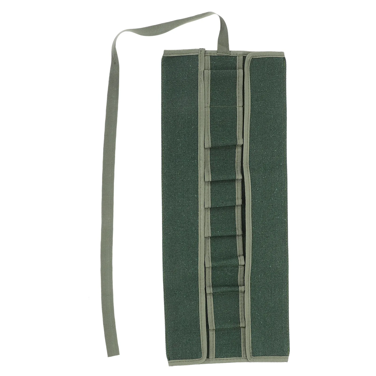 Foldable Garden Tool Organizer Bag 10 Compartments Heavy Duty Canvas Waist Belt Pouch for Pruning Tools Bonsai Lawn Care