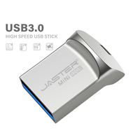 Super Mini USB 3.0 Flash Drive 64GB Creative Business Gift Pen Drive 32GB Black Memory Stick Free Key Chain Pendrive Silver U