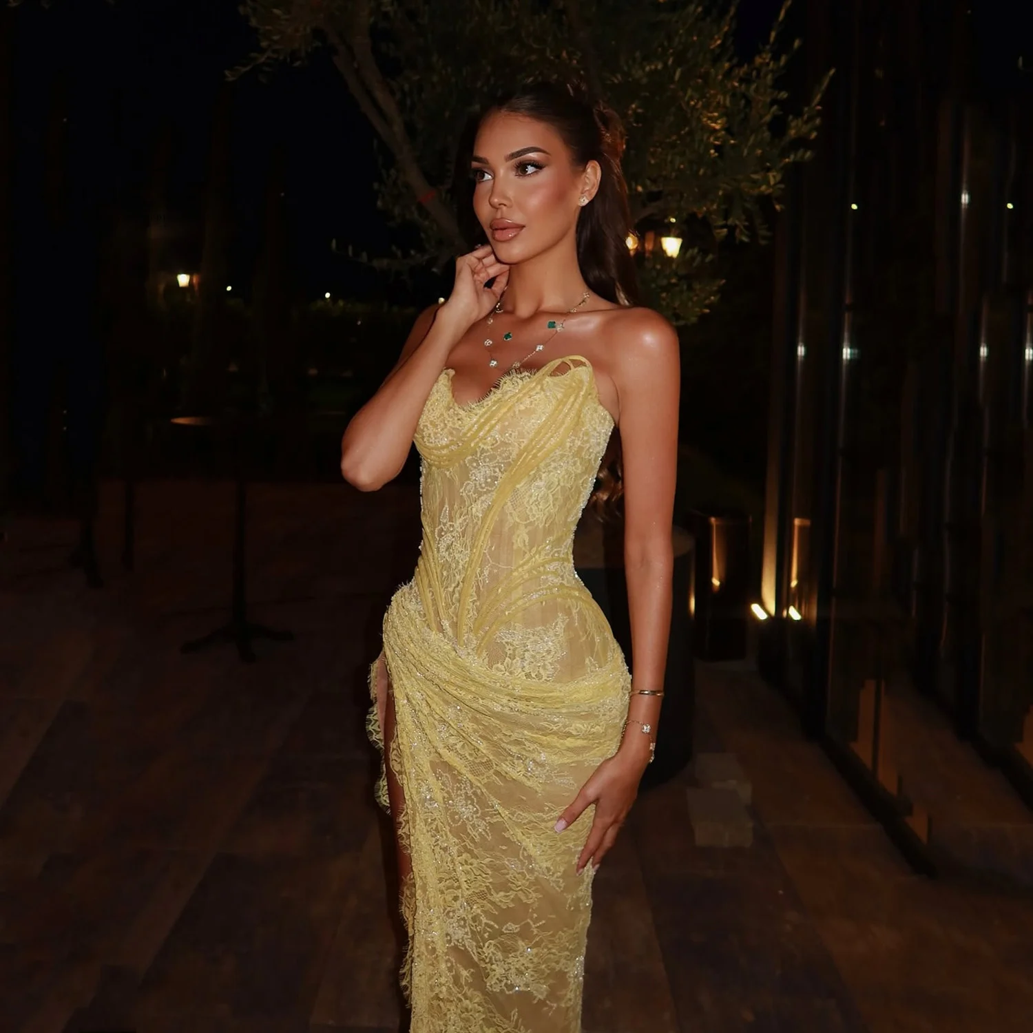 

EDECPBM فساتين سهرة Women Evening Dresses 2025 Luxury Customized Beautiful Prom Dresses Store Mermaid Sexy Vestidos De Festa
