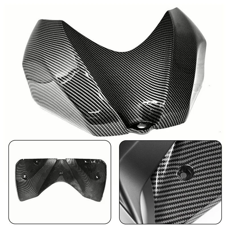 Carbon Fiber Color Motorcycle Front Gas Tank Cover Fairing Cowl For Suzuki GSXR 600 GSX-R 750 2006-2007 Accessories