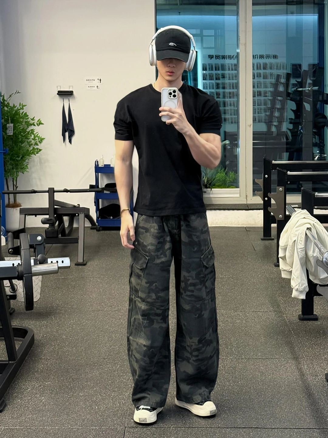 

American Sle Vintage Camouflage Work Pants Men's Winter Large ket Knife Jeans Casual Sports Pants Loose Fit Straigh...