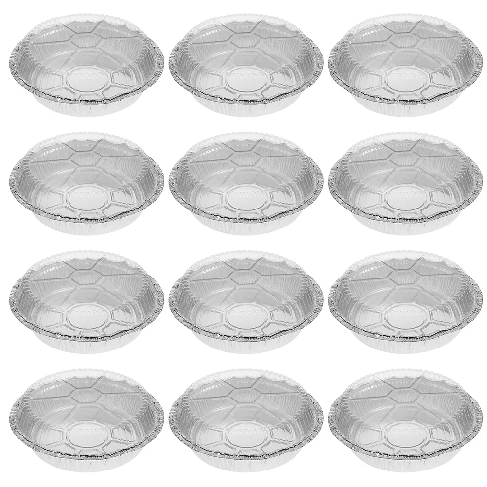 

40 set Aluminum Round Pans 7inch Baking BBQ Containers Food Bbq Aluminum Foil Pans Storage Picnic Party Mold Kitchen Supplies