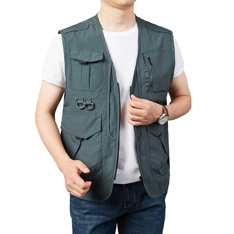 

New Vest Men's Soil Outdoor Leisure Photography Fishing Sports Jacket Men