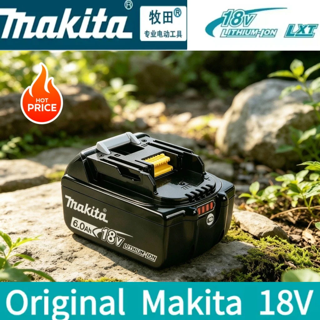 

Высокоемкостный аккумулятор Makita 18В 3Ач 5Ач 6Ач 9Ач, литий-ионный, перезаряжаемый, для замены в беспроводных ручных электроинструментах