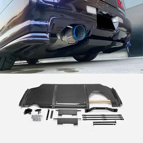 akcesoria z włókna węglowego do Skyline R34 GTR GTT K Typ tył pod dyfuzor z płetwami