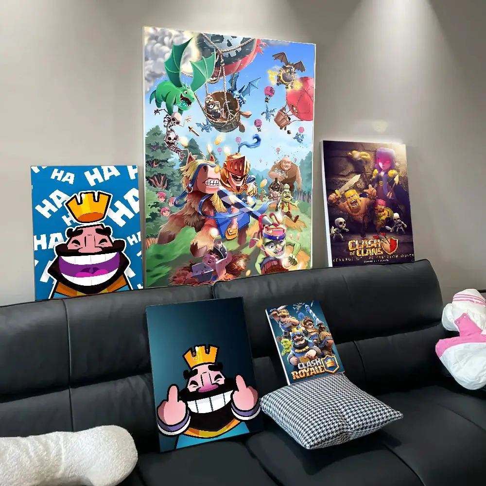Game C-Clash Royales Good Quality Prints and Posters HD Quality Poster Wall Art Painting Study Home Decor