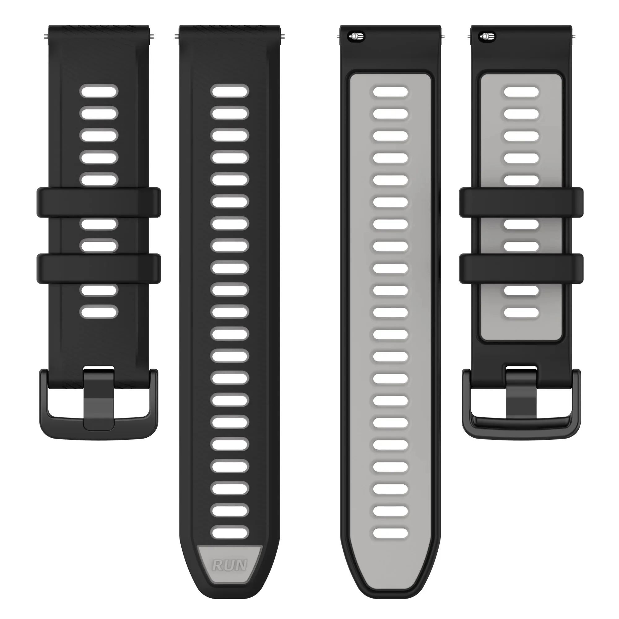 Correa de reloj de 22mm para Garmin Forerunner 265, correa de silicona Original de repuesto para Forerunner 265S 255 Music Vivoactive 4/Venu 4 45MM