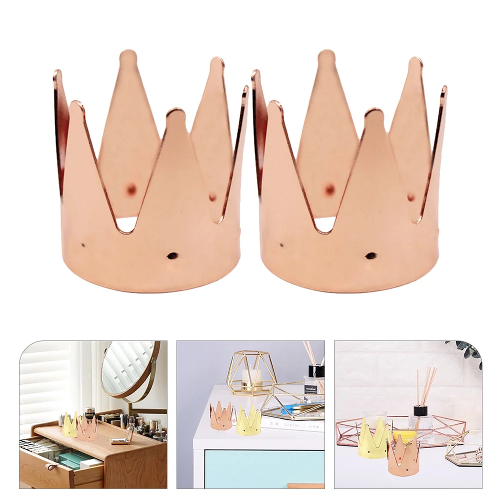 

2 Pcs Makeup Sponge Stand Container Egg-shaped Display Beauty Portable Holder Alloy Tool Puff Storage