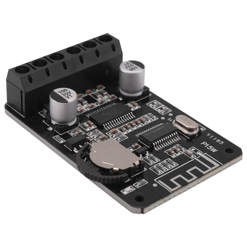 ELECT-3X 20W Stereo Bluetooth Power Amplifier Board 12V / 24V High Power Digital Power Amplifier Board XY-P15W Without Shell