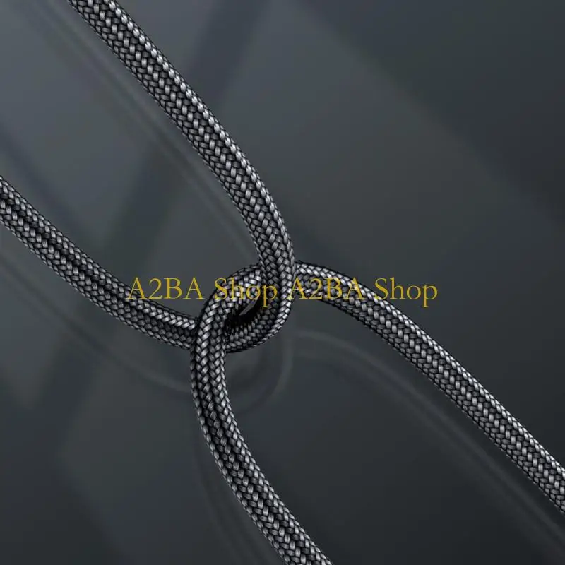 A2BA Flexible 3 Length Option Fast Charging Braided Cord USB A to Type C Data Cable