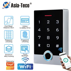 Tuya Smart Life WiFi Access Control Keypad RFID Card Touch Keyboard Access Controller Electric Door lock System Waterproof