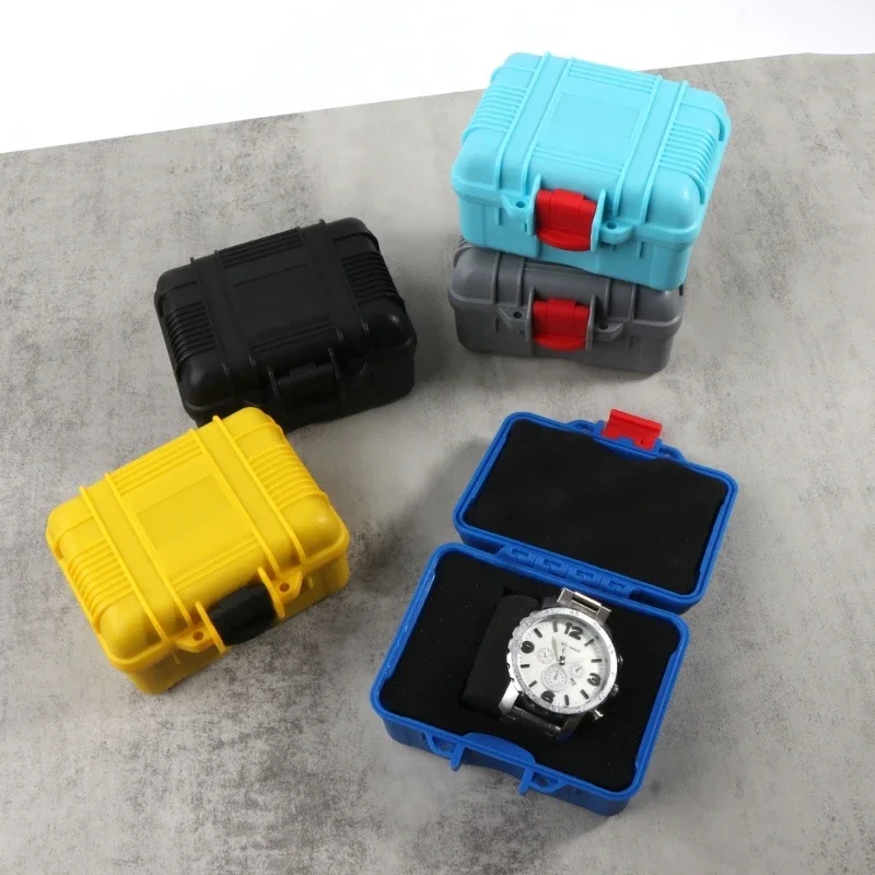 1 Slot Durable Watch Case Portable Plastic Watch Storage Box Waterproof Watch Storage Watch Case ABS Material