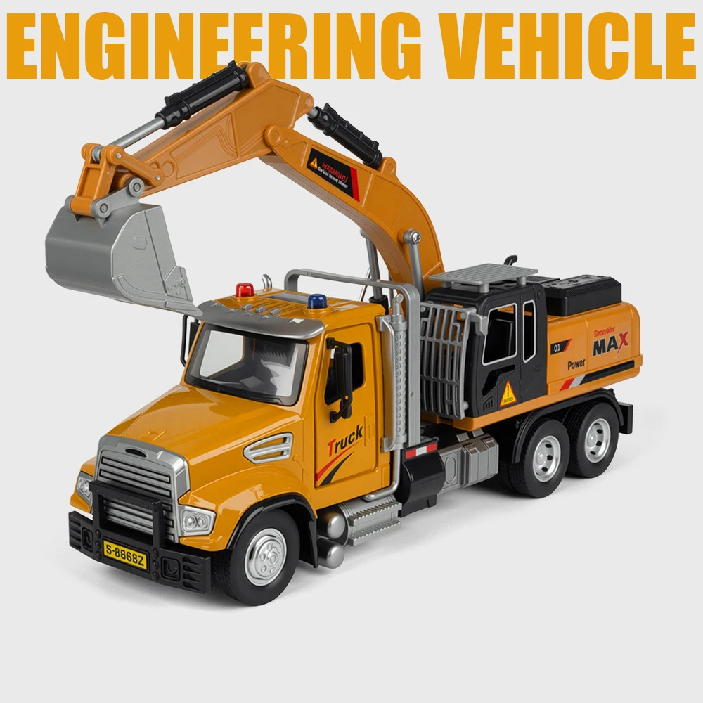 

Литые под давлением инженерные автомобили из сплава, модели игрушек, миксер для резиновых шин, грузовик, экскаватор, двери, открытый кран, транспортные средства, подарки для мальчиков