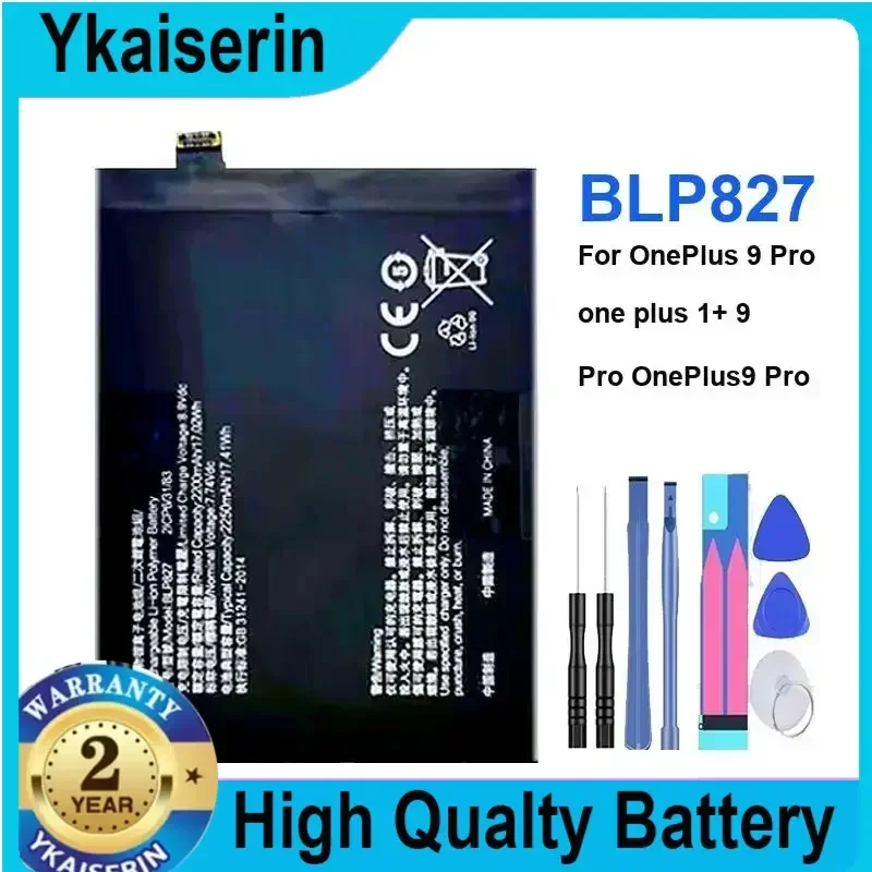 4500mAh Replacement Battery BLP827 For OnePlus 9 Pro for one plus 1+ 9 pro