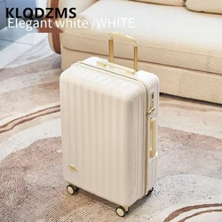 KLQDZMS 30Inch ABS + PC Luggage Large Capacity Trolley Case USB Charging Boarding Box 20