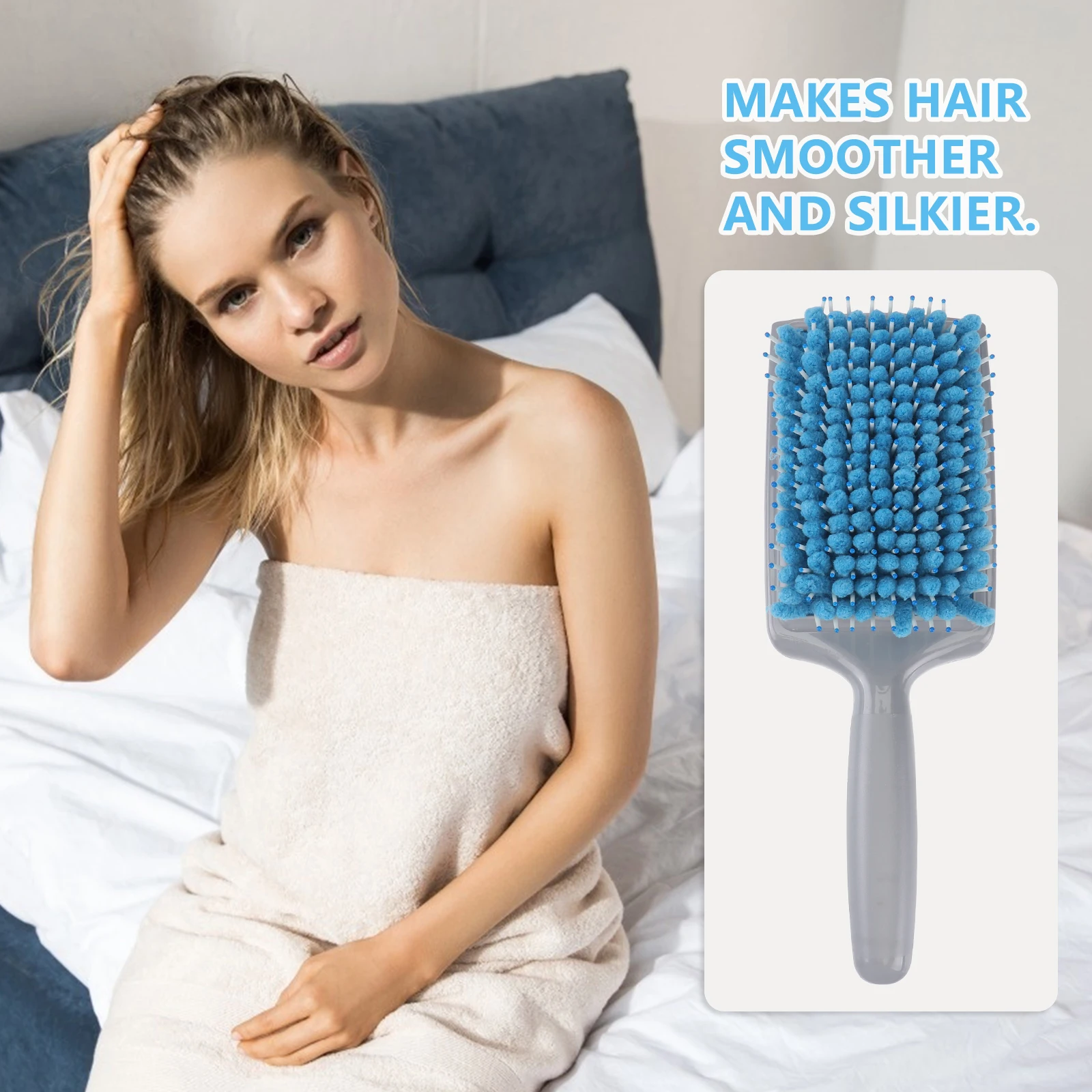

Comb Absornet Hair Brush Hairdressing Tool Wet and Dry Sponge Paddle Dryer