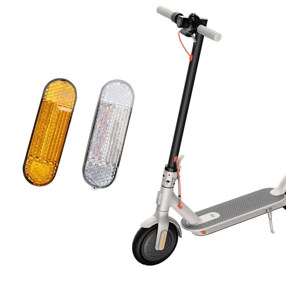 AliExpress ABS Reflective For Xiaomi Mi Electric Scooter 1S Pro Pro2 M365 Front Tube Night Warning Bicycle Motorcycle Safety Parts